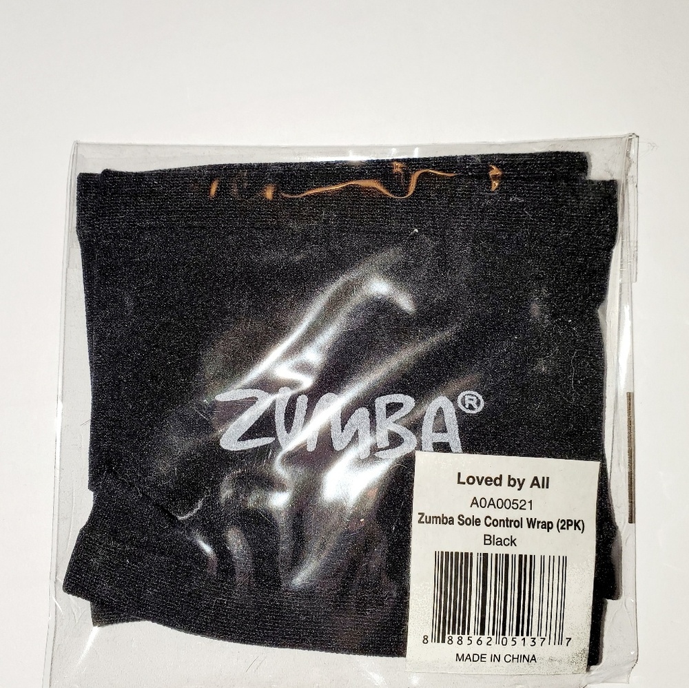 Zumba sole control wrap black 2pk